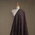Kutch Hand Block Print Natural Dyed Cotton Ajrakh Fabric 23