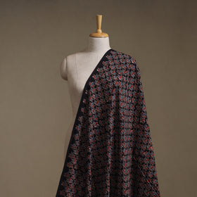 Kutch Hand Block Print Natural Dyed Cotton Ajrakh Fabric 23