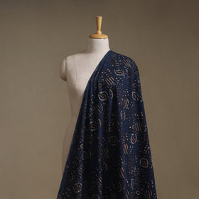 Kutch Hand Block Print Natural Dyed Cotton Ajrakh Fabric 19