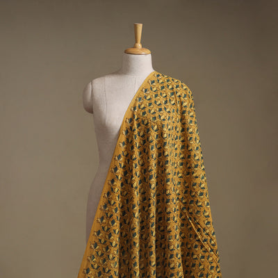 Kutch Hand Block Print Natural Dyed Cotton Ajrakh Fabric 03