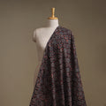 Kutch Hand Block Print Natural Dyed Cotton Ajrakh Fabric 02