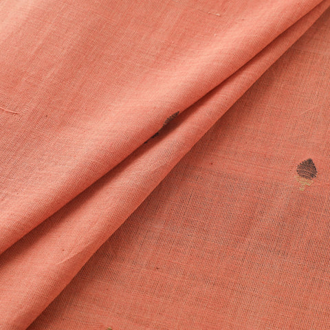 Handspun Handloom Natural Dyed Cotton Srikakulam Jamdani Fabric 41