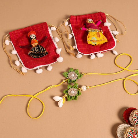 Fabric Artisanal Rakhi by Lukka Chuppi 08