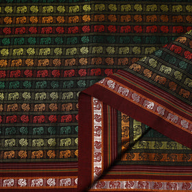 Khun Weave Silk Cotton Fabric 02