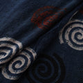 Blue - Hakoba Hand Block Ajrakh Print Natural Dyed Cotton Fabric 96