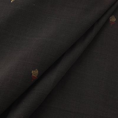 Handspun Handloom Natural Dyed Cotton Srikakulam Jamdani Fabric 54
