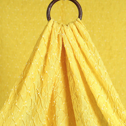 Bandhani Tie-Dye Chanderi Silk Fabric