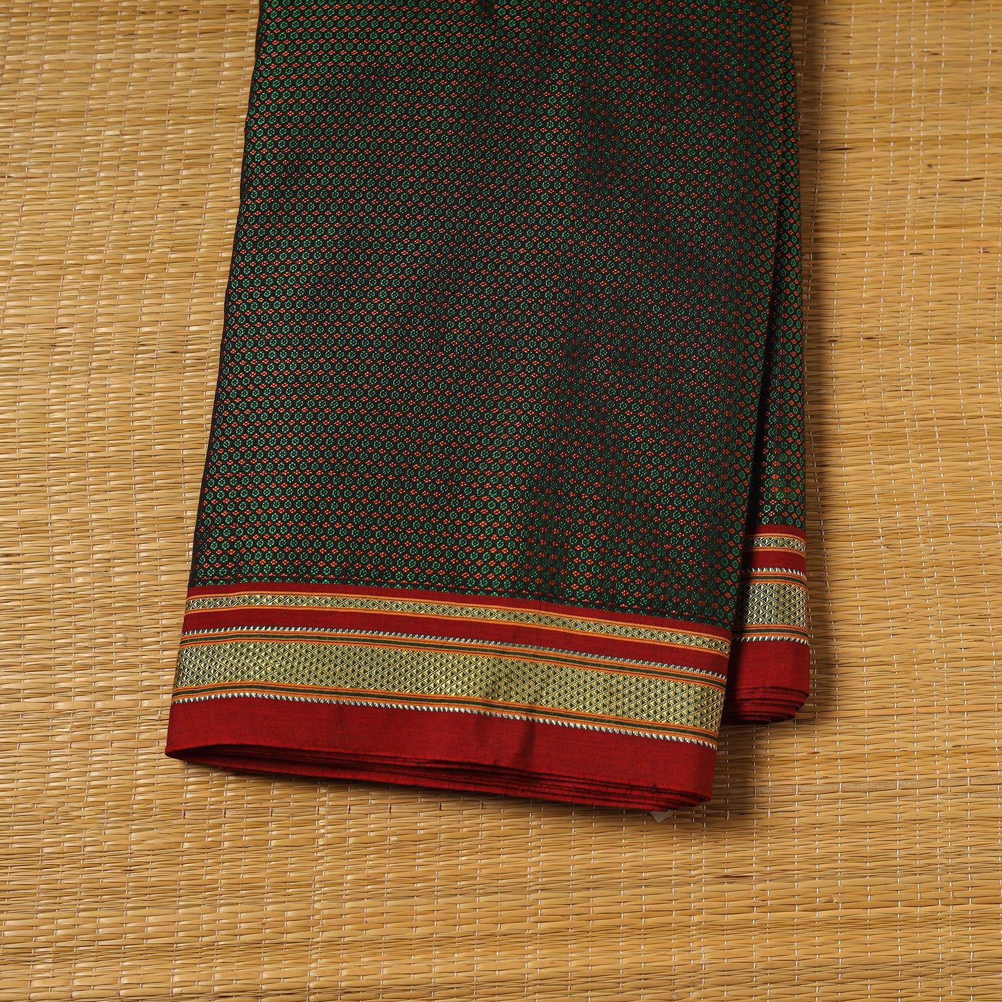 Khun Weave Silk Cotton Fabric 08