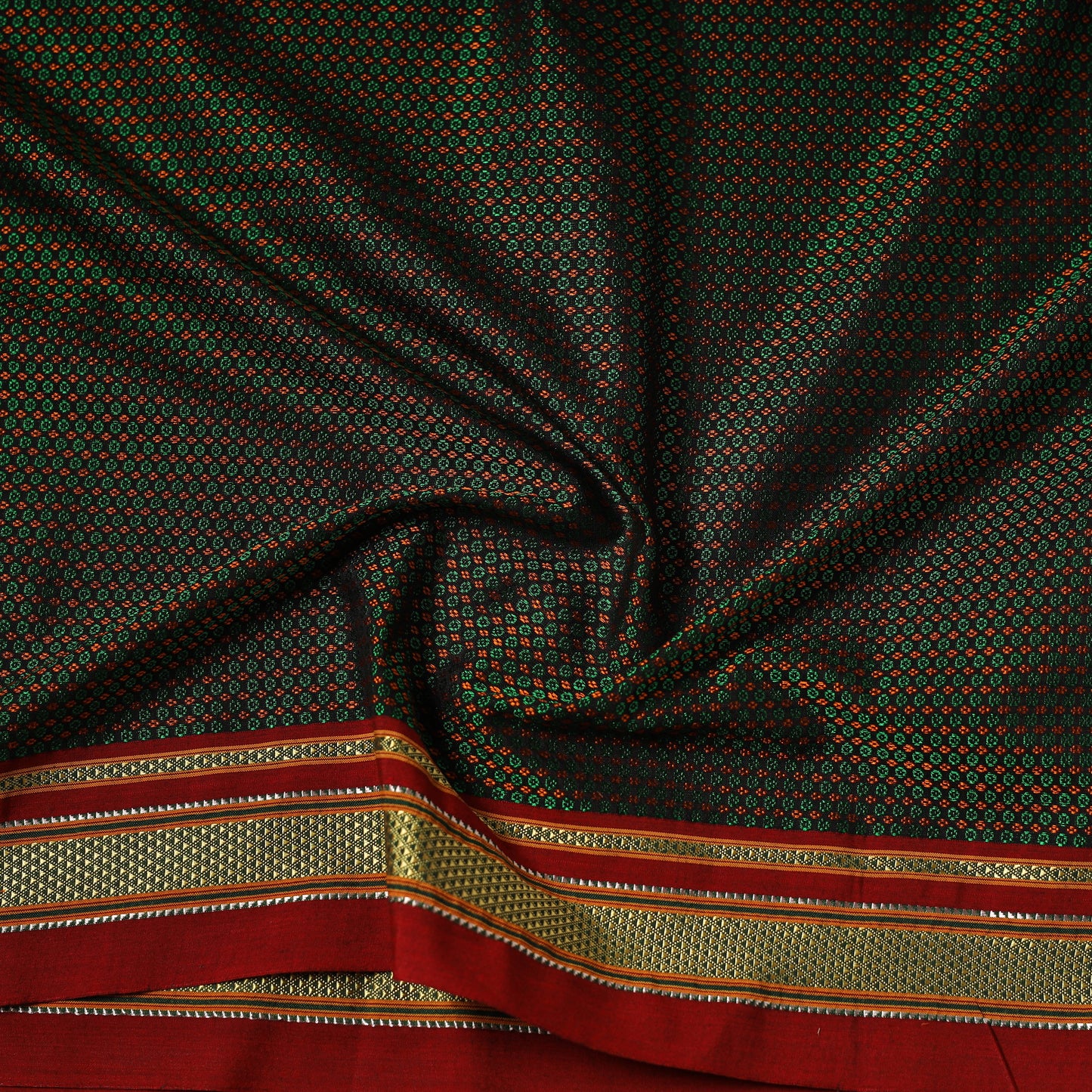 Khun Weave Silk Cotton Fabric 08