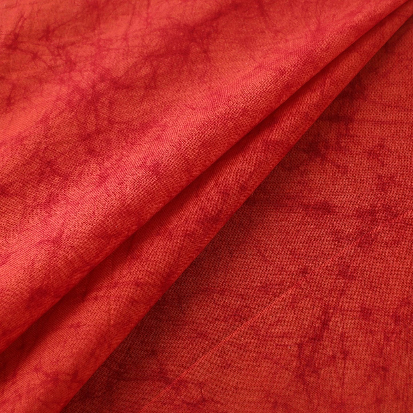 Orange - Hand Batik Print Cotton Fabric 13