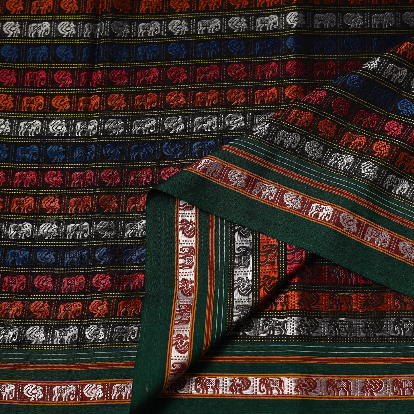Khun Weave Silk Cotton Fabric 10