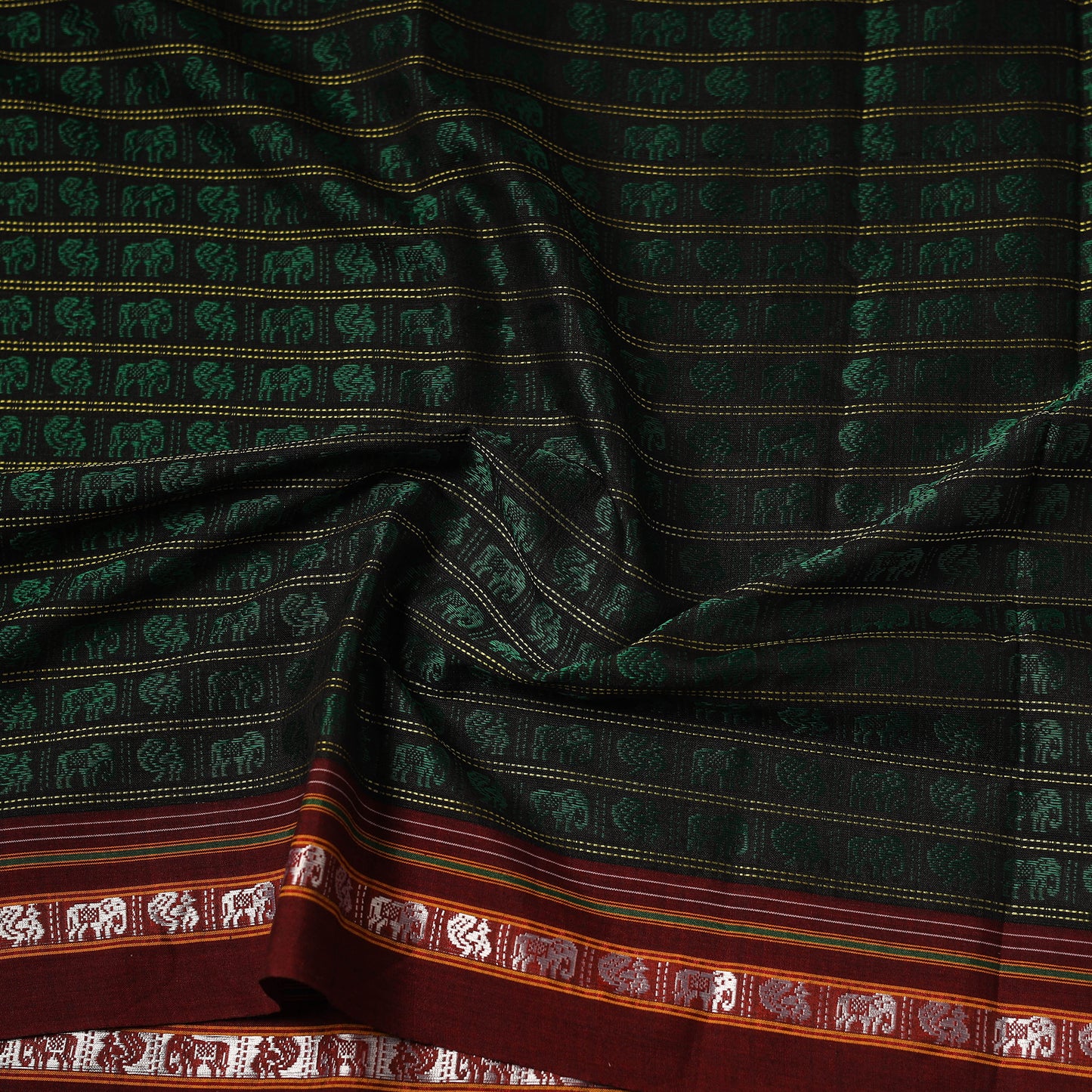Khun Weave Silk Cotton Fabric 11