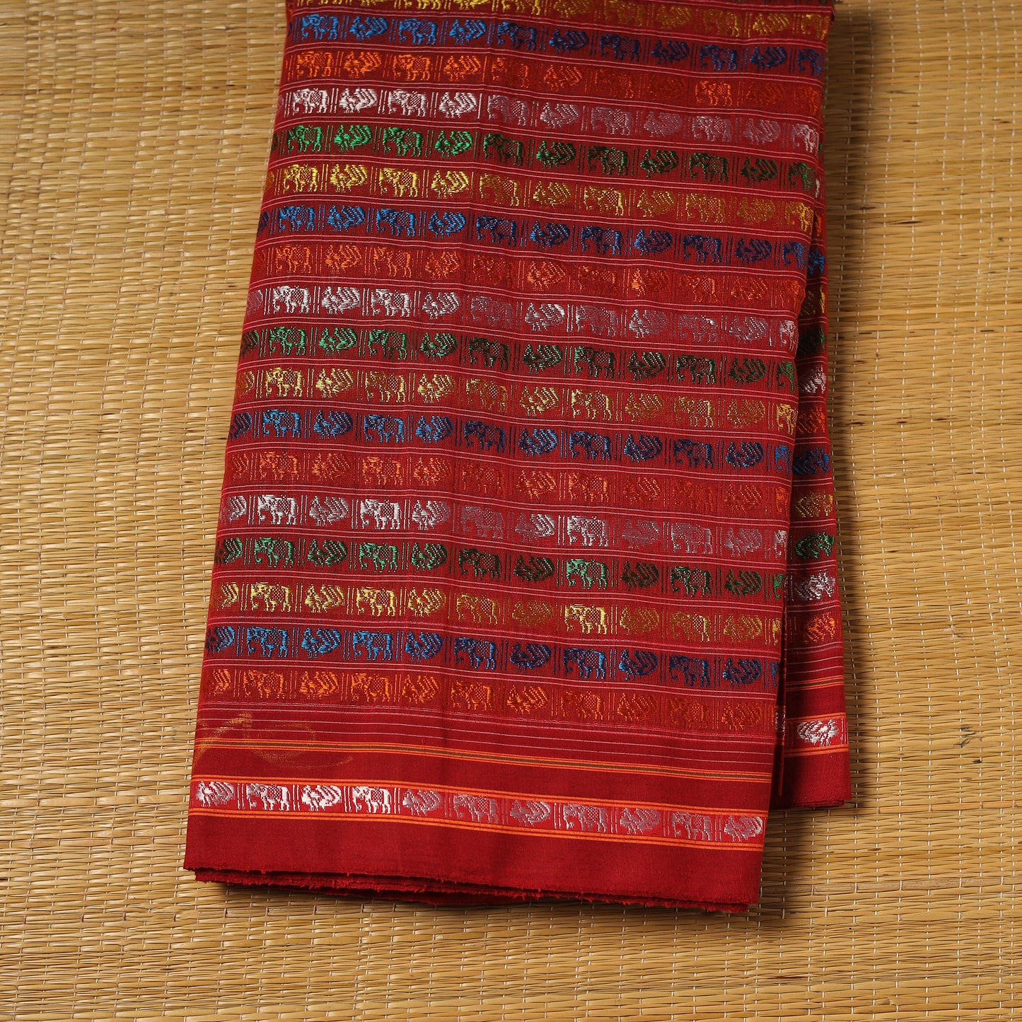 Khun Weave Silk Cotton Fabric 12