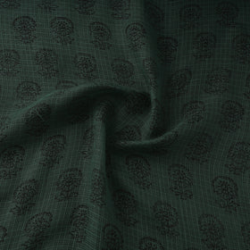 Natural Dyed Kota Doria Cotton Hand Block Bagh Print Fabric 08