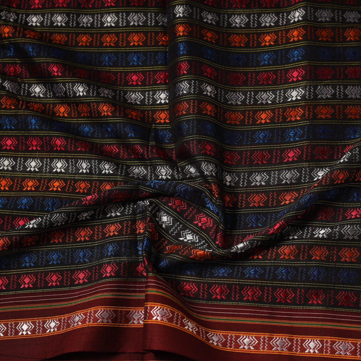 Khun Weave Silk Cotton Fabric 14
