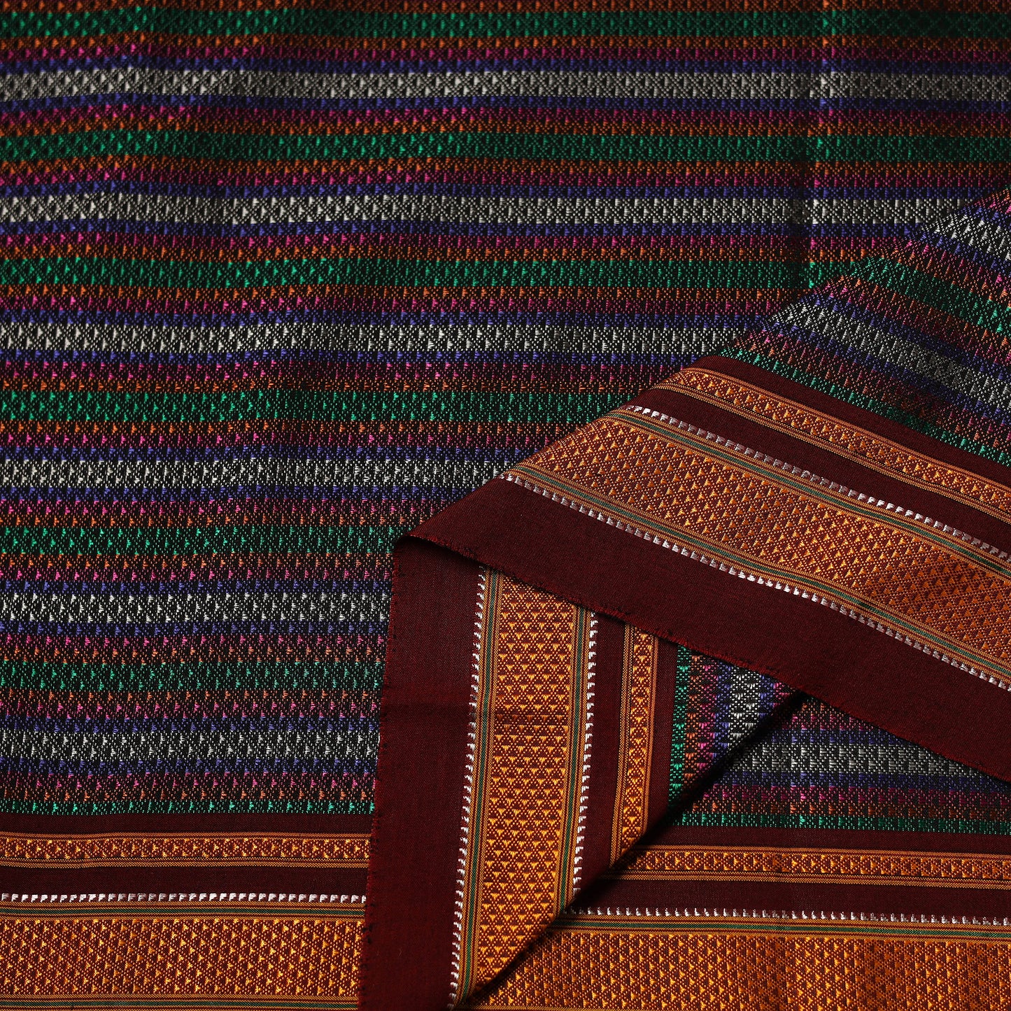 Khun Weave Silk Cotton Fabric 15