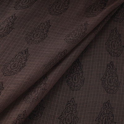 Natural Dyed Kota Doria Cotton Hand Block Bagh Print Fabric 14