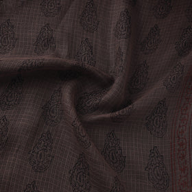 Natural Dyed Kota Doria Cotton Hand Block Bagh Print Fabric 14