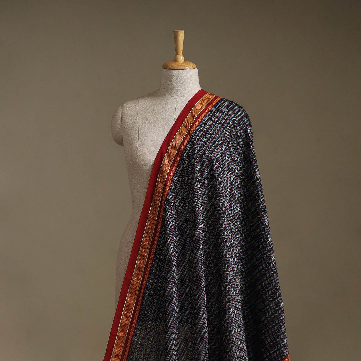 Khun Weave Silk Cotton Fabric 16