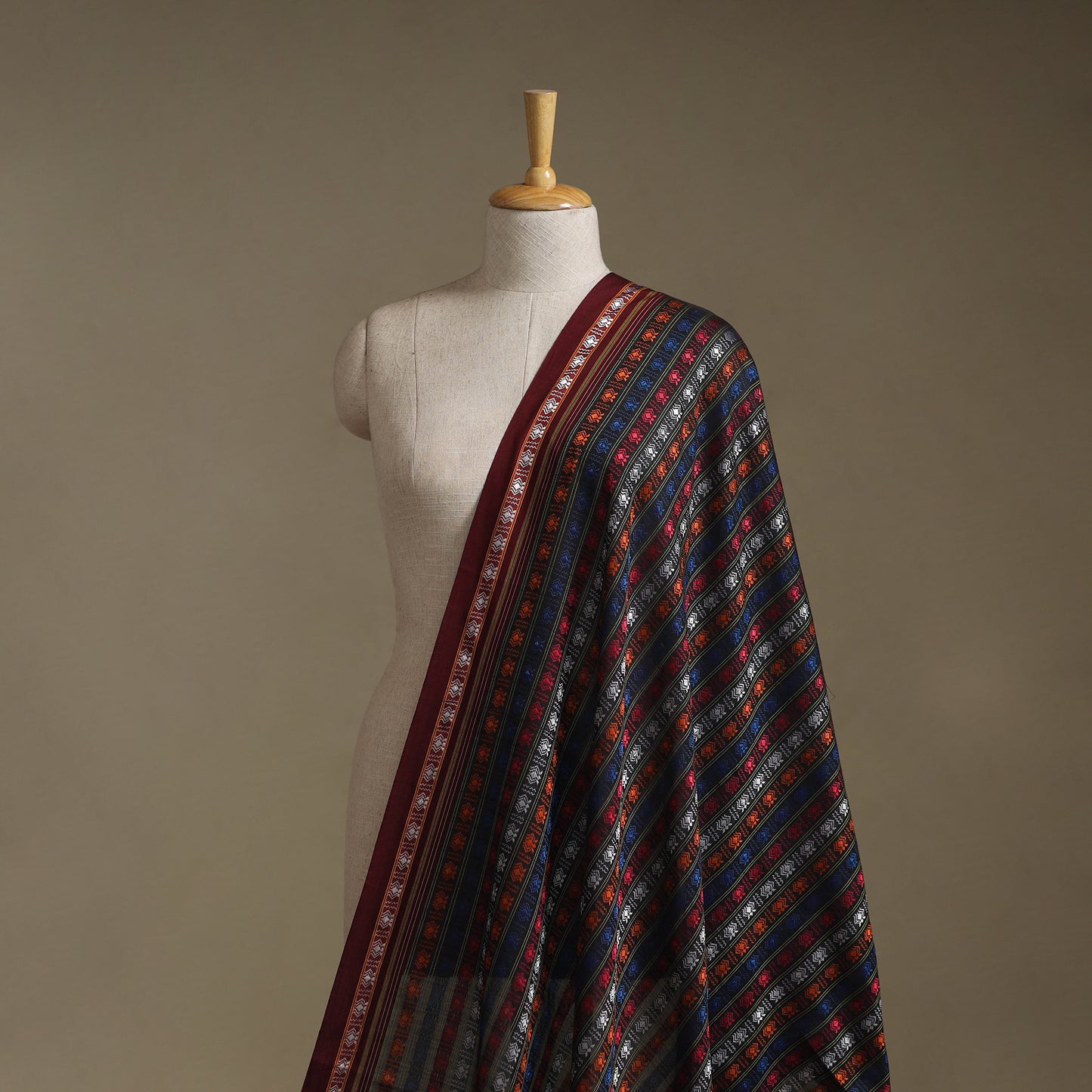 Khun Weave Silk Cotton Fabric 14