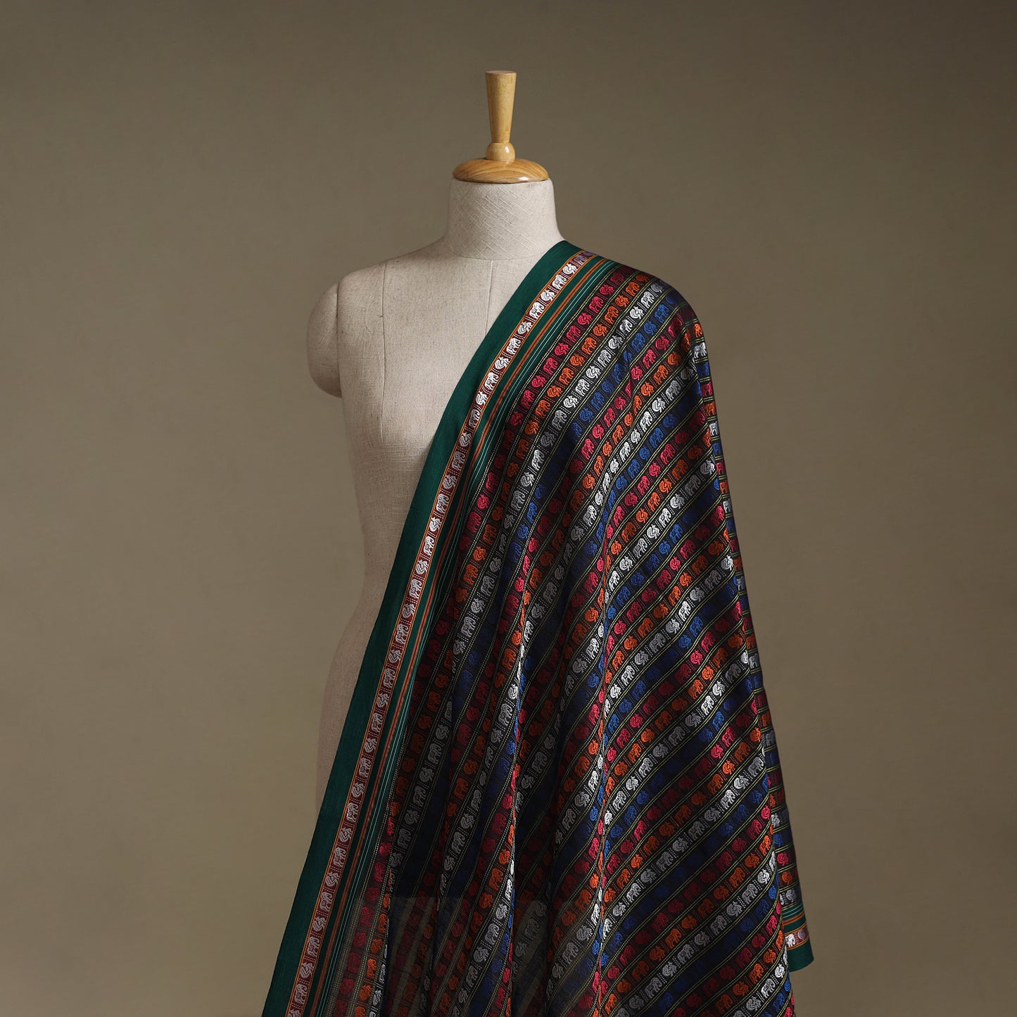 Khun Weave Silk Cotton Fabric 10