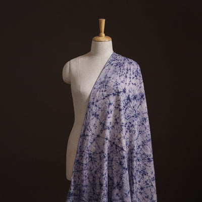 Blue - Hand Batik Print Cotton Fabric 12