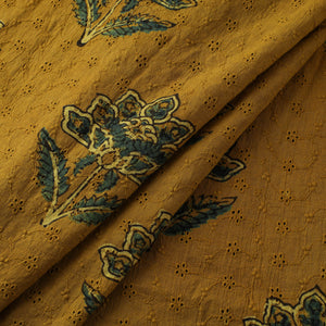 Hakoba Hand Block Ajrakh Print Natural Dyed Cotton Fabric 124