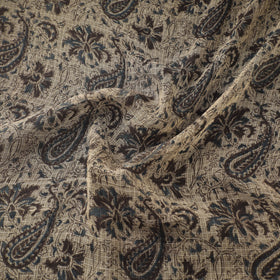 Pedana Hand Block Print Natural Dyed Kota Doria Cotton Kalamkari Fabric 03