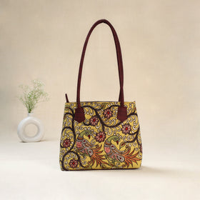 Multicolor - Srikalahasti Kalamkari Handpainted Shoulder Bag 28