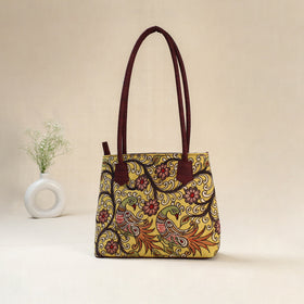 Multicolor - Srikalahasti Kalamkari Handpainted Shoulder Bag 28