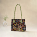 Multicolor - Srikalahasti Kalamkari Handpainted Shoulder Bag 31