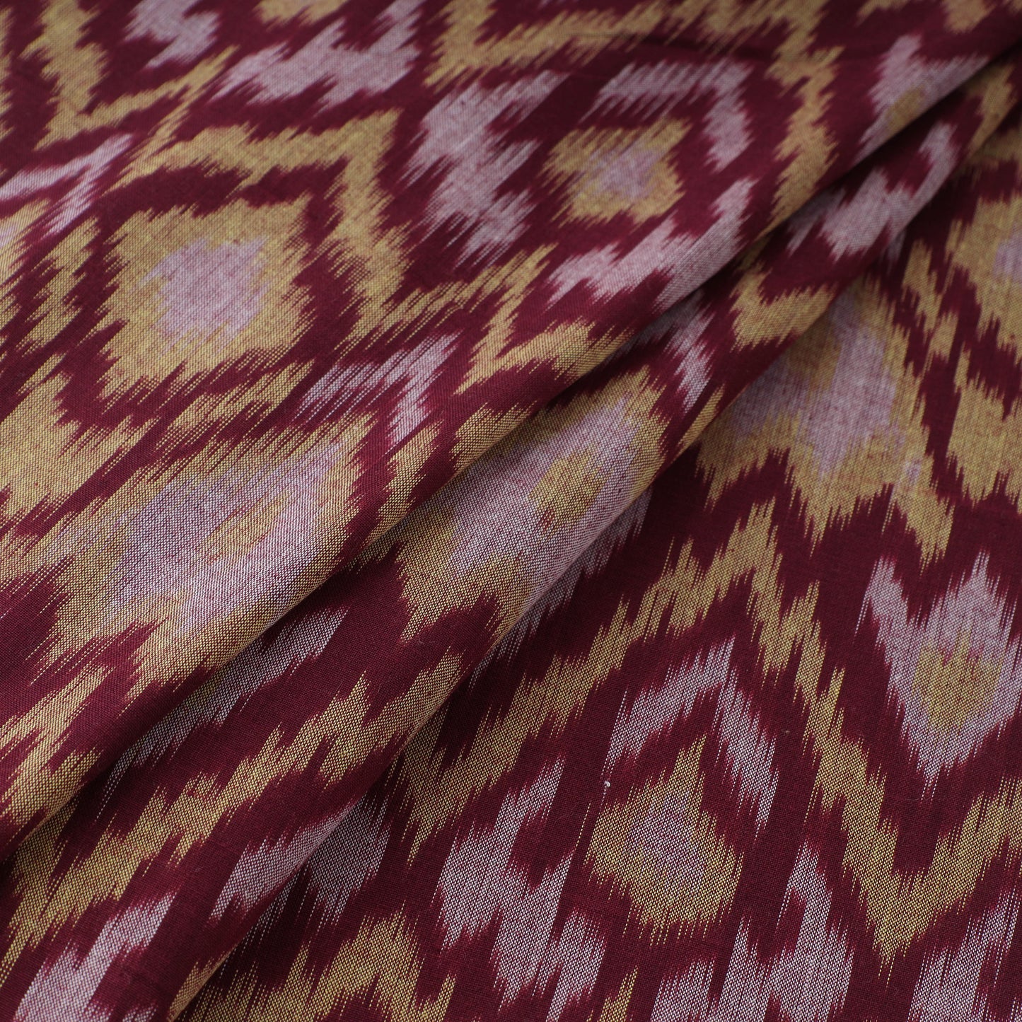 Pochampally Central Asian Ikat Cotton Fabric 02