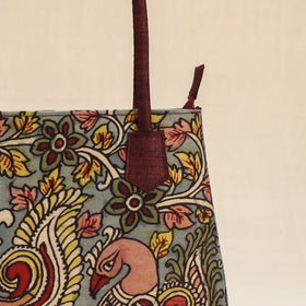 Multicolor - Srikalahasti Kalamkari Handpainted Shoulder Bag 32