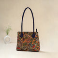Multicolor - Srikalahasti Kalamkari Handpainted Shoulder Bag 33