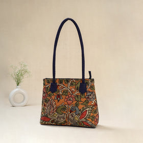 Multicolor - Srikalahasti Kalamkari Handpainted Shoulder Bag 33