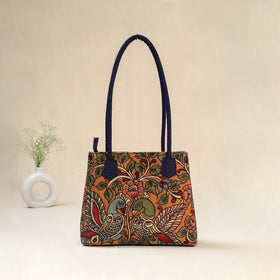 Multicolor - Srikalahasti Kalamkari Handpainted Shoulder Bag 33