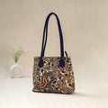 Multicolor - Srikalahasti Kalamkari Handpainted Shoulder Bag 34