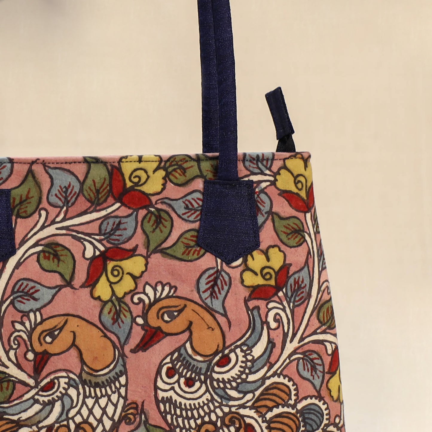 Multicolor - Srikalahasti Kalamkari Handpainted Shoulder Bag 36