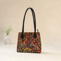 Multicolor - Srikalahasti Kalamkari Handpainted Shoulder Bag 37
