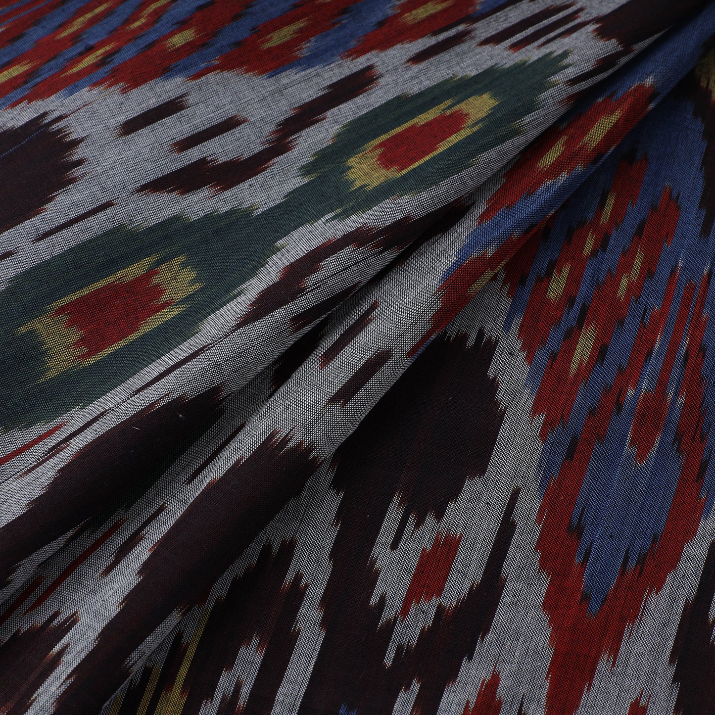 Pochampally Central Asian Ikat Cotton Fabric 08