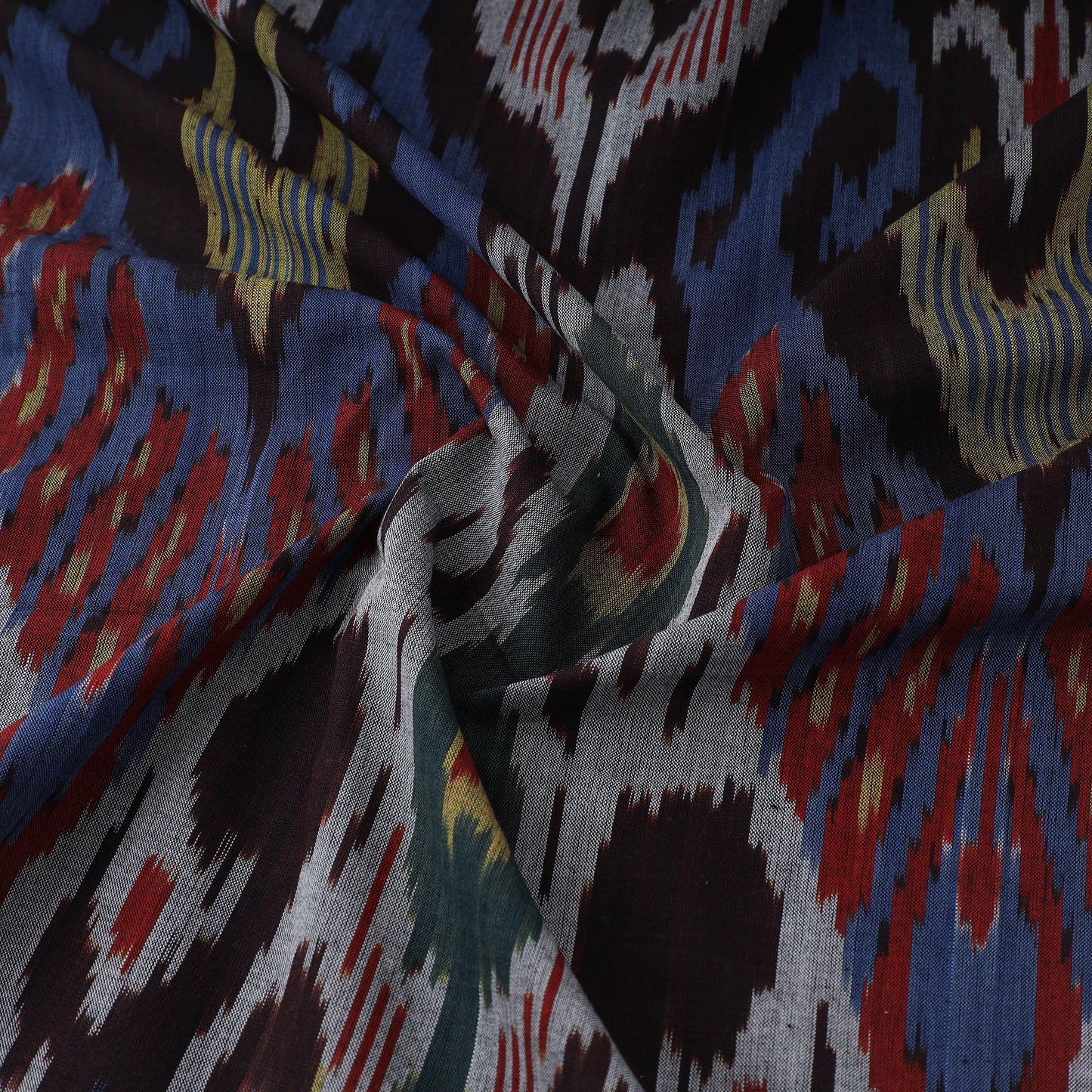 Pochampally Central Asian Ikat Cotton Fabric 08