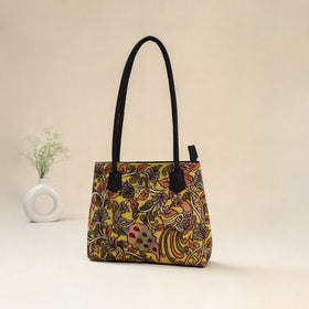 Multicolor - Srikalahasti Kalamkari Handpainted Shoulder Bag 38