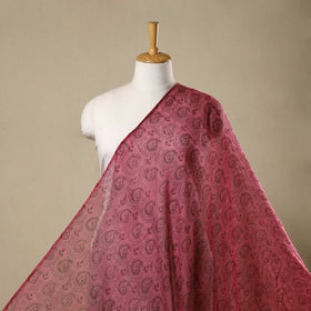 Natural Dyed Kota Doria Cotton Hand Block Bagh Print Fabric 11