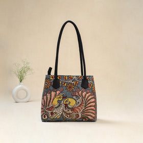 Multicolor - Srikalahasti Kalamkari Handpainted Shoulder Bag 39