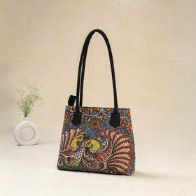 Multicolor - Srikalahasti Kalamkari Handpainted Shoulder Bag 39