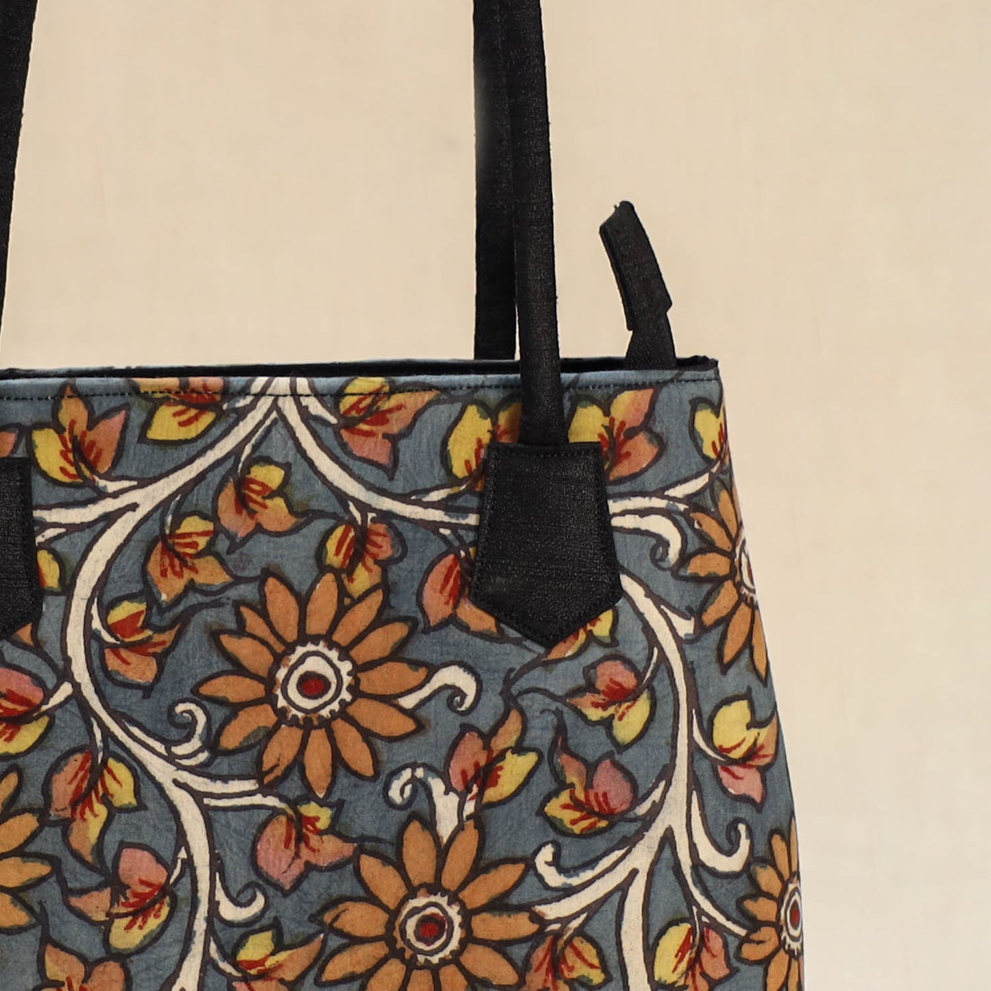 Multicolor - Srikalahasti Kalamkari Handpainted Shoulder Bag 39