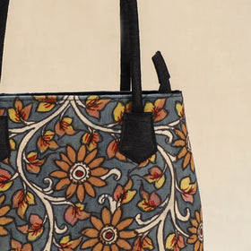 Multicolor - Srikalahasti Kalamkari Handpainted Shoulder Bag 39