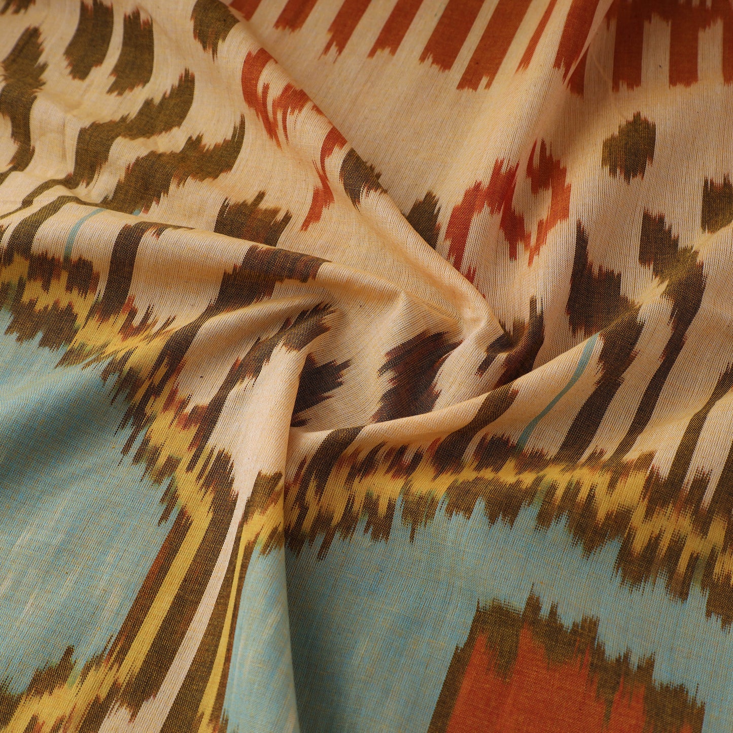Pochampally Central Asian Ikat Cotton Fabric 10