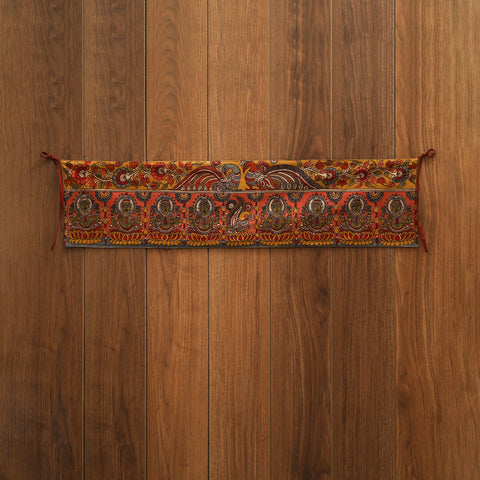 Handpainted kalamkari ashtalakshmi toran (11 x 55 in) 03