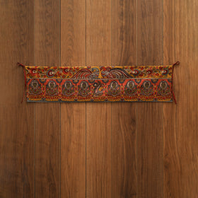 Handpainted kalamkari ashtalakshmi toran (11 x 55 in) 03